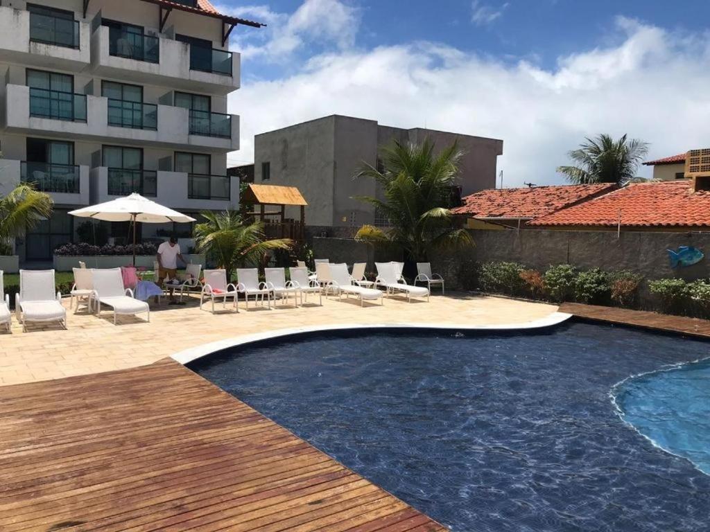 Laguna Beach Flat 101 Porto De Galinhas - Flat Terreo Com Saida Para Piscina Zewnętrze zdjęcie